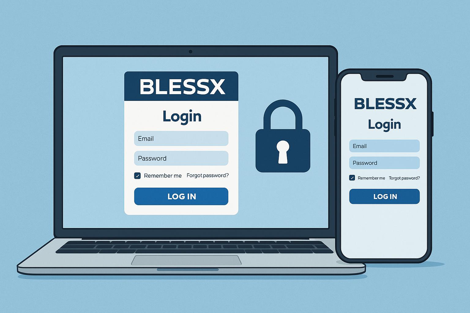 Não Perca tempo, o rRgistro na site BLESSX